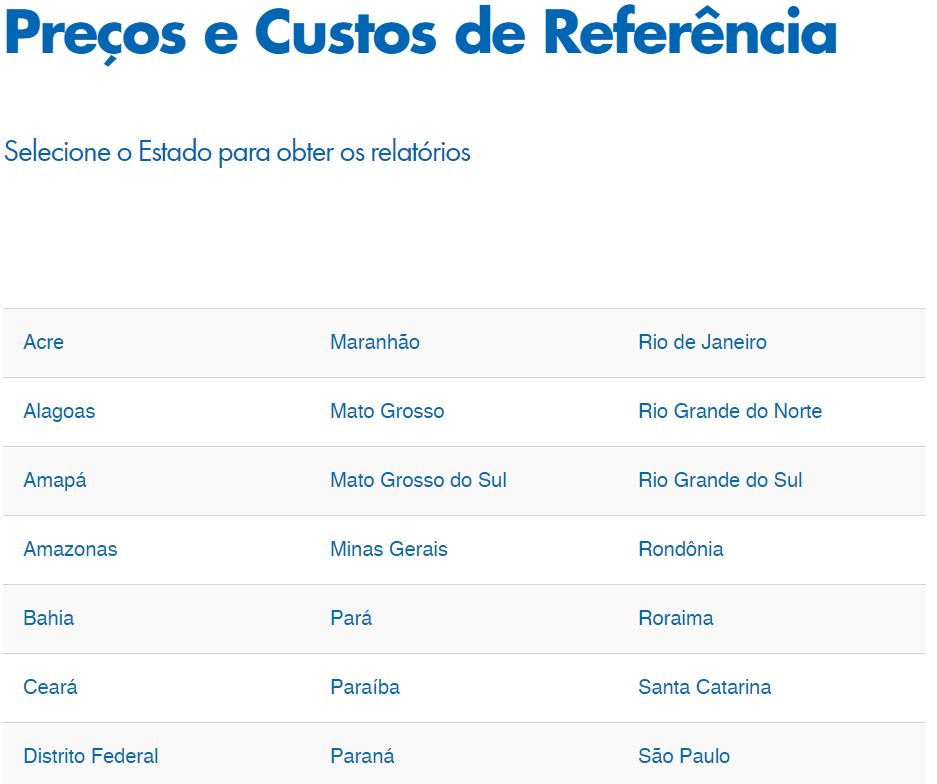 Como Baixar a Tabela SINAPI Atualizada Passo a Passo 